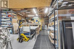 Inside heated shop - 