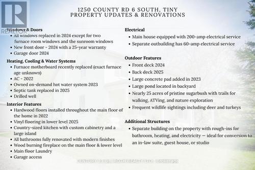1250 County Road 6 S, Tiny, ON - Other