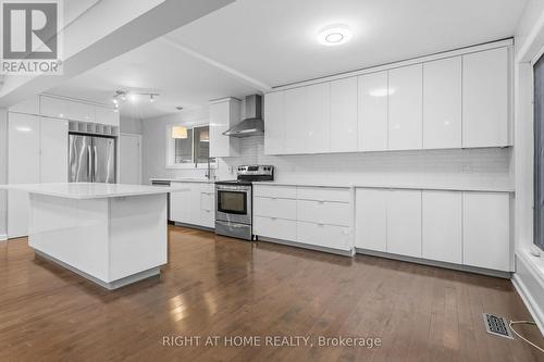 1808 Gilbert Avenue, Ottawa, ON - Indoor Photo Showing Kitchen With Stainless Steel Kitchen With Upgraded Kitchen