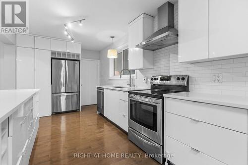 1808 Gilbert Avenue, Ottawa, ON - Indoor Photo Showing Kitchen With Stainless Steel Kitchen With Upgraded Kitchen
