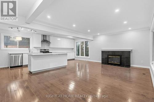 1808 Gilbert Avenue, Ottawa, ON - Indoor With Fireplace