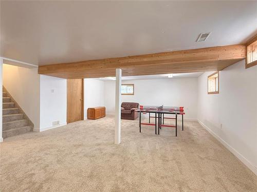 49084 Service Road, Brandon, MB - Indoor Photo Showing Basement