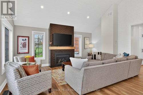 747 Morton 10Th Line, Cavan Monaghan (Cavan Twp), ON - Indoor Photo Showing Living Room With Fireplace