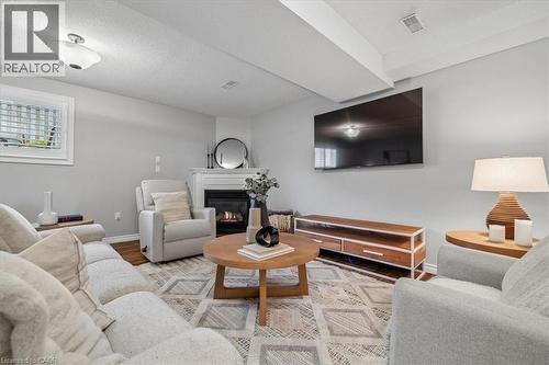 147 Valridge Drive, Ancaster, ON - Indoor Photo Showing Living Room With Fireplace