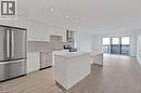 15 Glebe Street Unit# 1904, Cambridge, ON  - Indoor Photo Showing Kitchen With Stainless Steel Kitchen With Upgraded Kitchen 