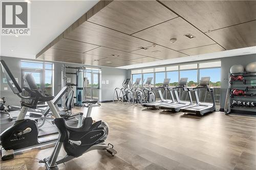 15 Glebe Street Unit# 1904, Cambridge, ON - Indoor Photo Showing Gym Room