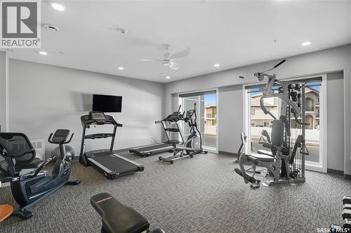309 105 Willis Crescent, Saskatoon, SK - Indoor Photo Showing Gym Room