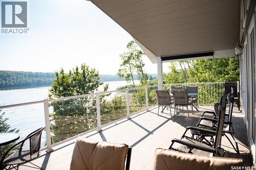 53 Lakeside Drive, Tisdale, SK - Outdoor With Body Of Water With Deck Patio Veranda With Exterior