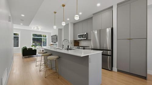 1160 Black Mountain Drive, Kelowna, BC - Indoor Photo Showing Kitchen With Stainless Steel Kitchen With Upgraded Kitchen