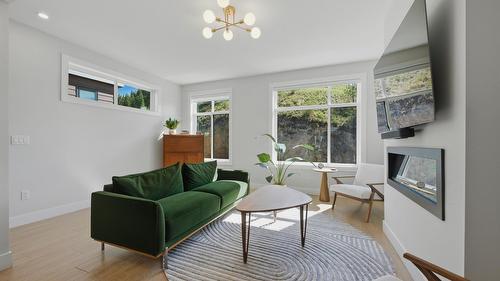 1160 Black Mountain Drive, Kelowna, BC - Indoor With Fireplace