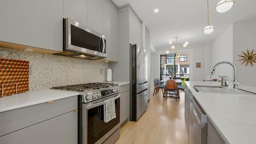 1160 Black Mountain Drive, Kelowna, BC - Indoor Photo Showing Kitchen With Stainless Steel Kitchen With Upgraded Kitchen