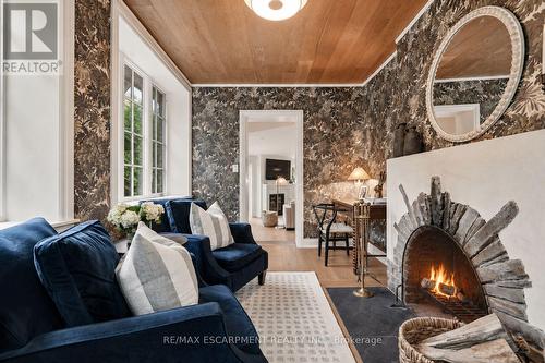 3081 Balmoral Avenue, Burlington, ON - Indoor With Fireplace