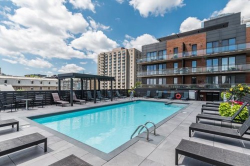 Piscine - 207-1000 Boul. René-Lévesque E., Montréal (Ville-Marie), QC - Outdoor With In Ground Pool