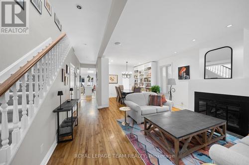 27 Gilmour Street, Ottawa, ON - Indoor Photo Showing Living Room With Fireplace