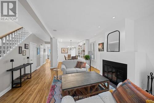 27 Gilmour Street, Ottawa, ON - Indoor Photo Showing Living Room With Fireplace