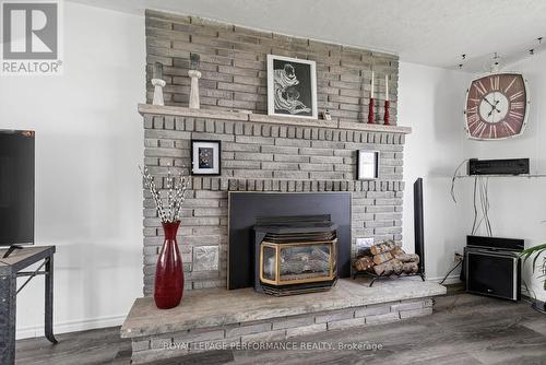 1824 Elgin Street, Cornwall, ON - Indoor Photo Showing Living Room With Fireplace