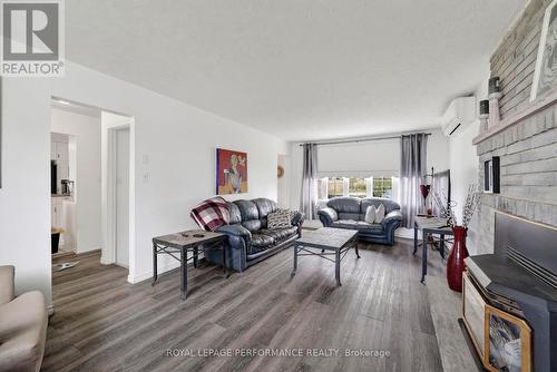 1824 Elgin Street, Cornwall, ON - Indoor Photo Showing Living Room With Fireplace