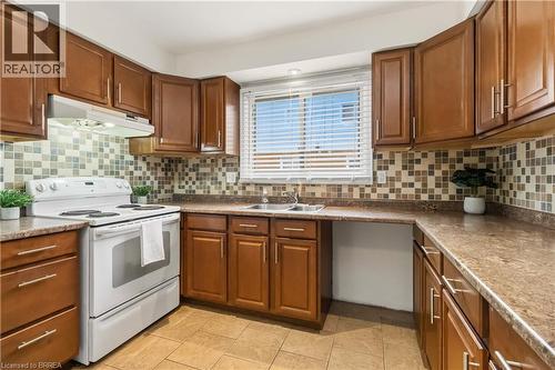 51 Metcalfe Crescent Unit# C, Brantford, ON - Indoor Photo Showing Kitchen With Double Sink