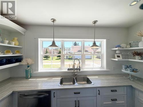 30 Beechside Road, Birchy Bay, NL - Indoor Photo Showing Kitchen With Double Sink