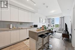 Gourmet Kitchen Seamlessly Connects to Living Rm. - 