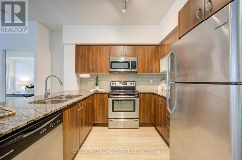 1804 - 55 East Liberty Street, Toronto, ON - Indoor Photo Showing Kitchen With Stainless Steel Kitchen With Double Sink