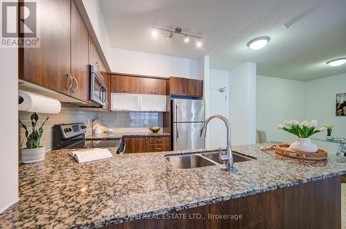 1804 - 55 East Liberty Street, Toronto, ON - Indoor Photo Showing Kitchen With Stainless Steel Kitchen With Double Sink With Upgraded Kitchen