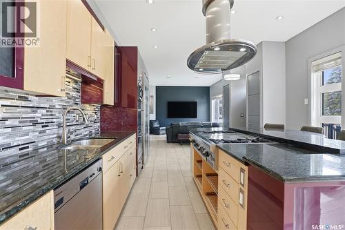 201 Adelaide Street E, Saskatoon, SK - Indoor Photo Showing Kitchen With Upgraded Kitchen