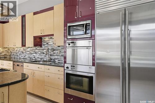 201 Adelaide Street E, Saskatoon, SK - Indoor Photo Showing Kitchen With Upgraded Kitchen