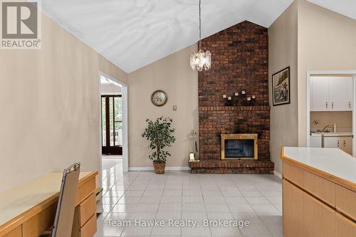 2253 Tiny Beaches Road S, Tiny, ON - Indoor With Fireplace