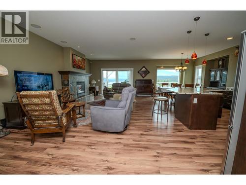 134 Eagle Crescent, Williams Lake, BC - Indoor Photo Showing Living Room With Fireplace