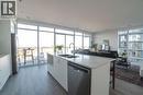 15 Glebe Street Unit# 1701, Cambridge, ON  - Indoor Photo Showing Kitchen With Double Sink 
