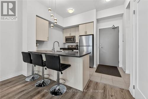516 - 10 Concord Place, Grimsby, ON - Indoor Photo Showing Kitchen With Stainless Steel Kitchen With Upgraded Kitchen