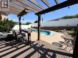 Summer photo - back deck and pool - 