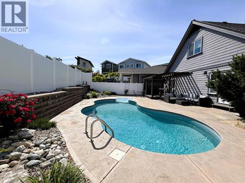 Summer photo - 6925 Chardonnay Place, Oliver, BC - Outdoor With In Ground Pool
