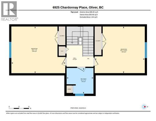 Floor Plan - upper level - 6925 Chardonnay Place, Oliver, BC - Other
