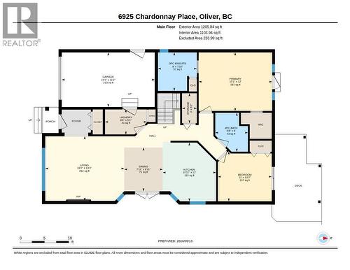 Floor plan - main floor - 6925 Chardonnay Place, Oliver, BC - Other