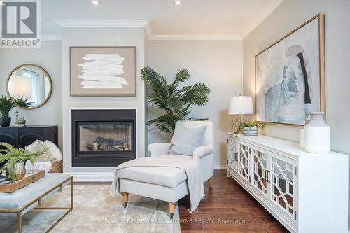 Beautiful space to relax & unwind - 23 Baggs Crescent, Cambridge, ON - Indoor Photo Showing Living Room With Fireplace