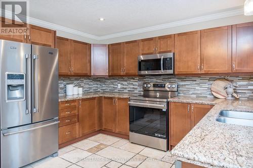 Lots of counter space & storage - 23 Baggs Crescent, Cambridge, ON - Indoor Photo Showing Kitchen With Stainless Steel Kitchen With Double Sink
