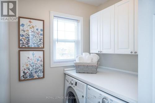 Convenient upper floor laundry - 23 Baggs Crescent, Cambridge, ON - Indoor Photo Showing Laundry Room