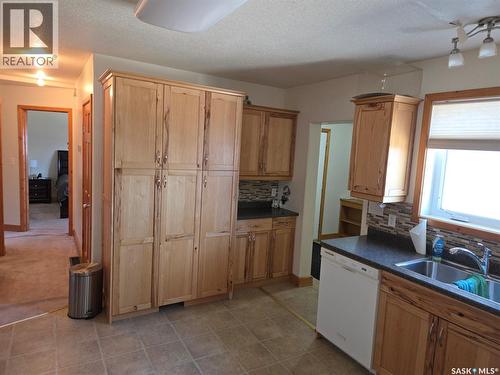 111 Centre Street, St.Benedict, SK - Indoor Photo Showing Kitchen With Double Sink