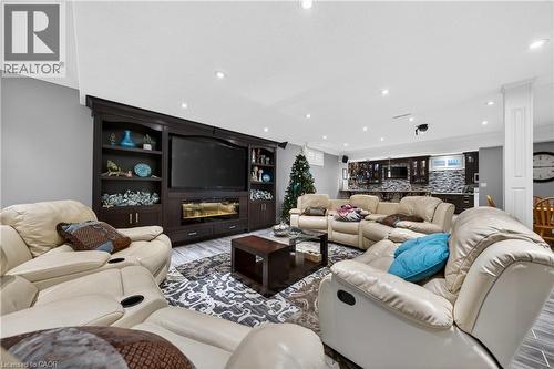 245 Joseph Schoerg Crescent, Kitchener, ON - Indoor Photo Showing Living Room With Fireplace