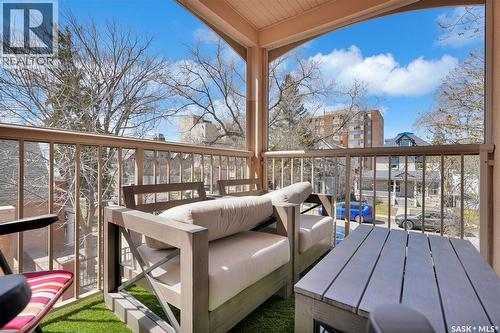 201 2315 Cornwall Street, Regina, SK - Outdoor With Deck Patio Veranda With Exterior