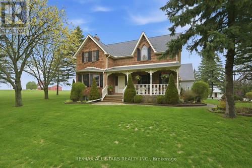 Front (South) Elevation - 4271 Fallis Road, Scugog, ON - Outdoor With Deck Patio Veranda