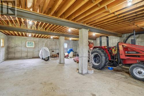Lower Level of Modern Bank Barn - 4271 Fallis Road, Scugog, ON - Indoor Photo Showing Garage