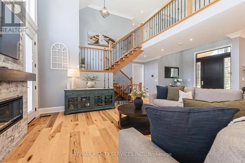 833180 4Th Line Ehs, Mono, ON - Indoor Photo Showing Other Room With Fireplace