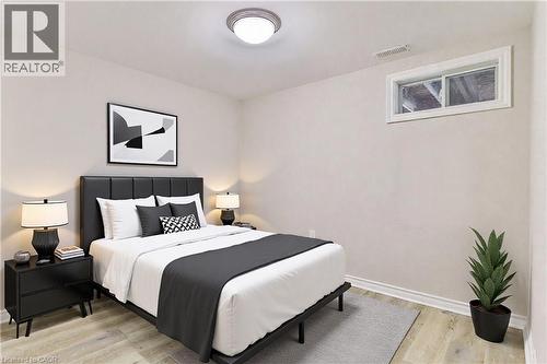 Virtually Staged Photo - 38 Dunkirk Drive Unit# B, Hamilton, ON - Indoor Photo Showing Bedroom