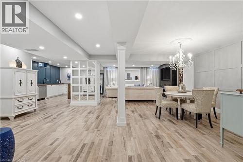 Rec Room Lower Level - 36 Pavilion Drive, Binbrook, ON - Indoor Photo Showing Dining Room