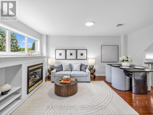 5697 Condor Place, Mississauga, ON - Indoor Photo Showing Living Room With Fireplace