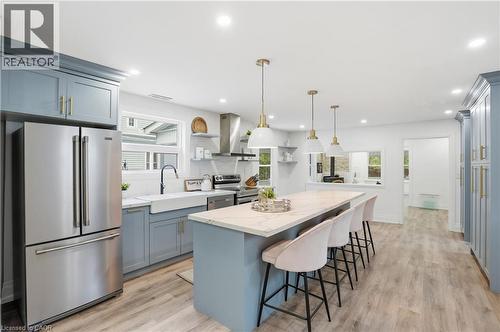 69 Highway 8, Dundas, ON - Indoor Photo Showing Kitchen With Stainless Steel Kitchen With Upgraded Kitchen