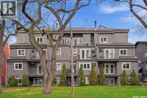 304 431 4Th Avenue N, Saskatoon, SK - Outdoor With Balcony With Facade